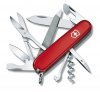 Scyzoryk Victorinox Mountainer - Do outdooru, 18 funkcji, z nożyczkami i korkociągiem, stal nierdzewna - 91 mm - Czerwony